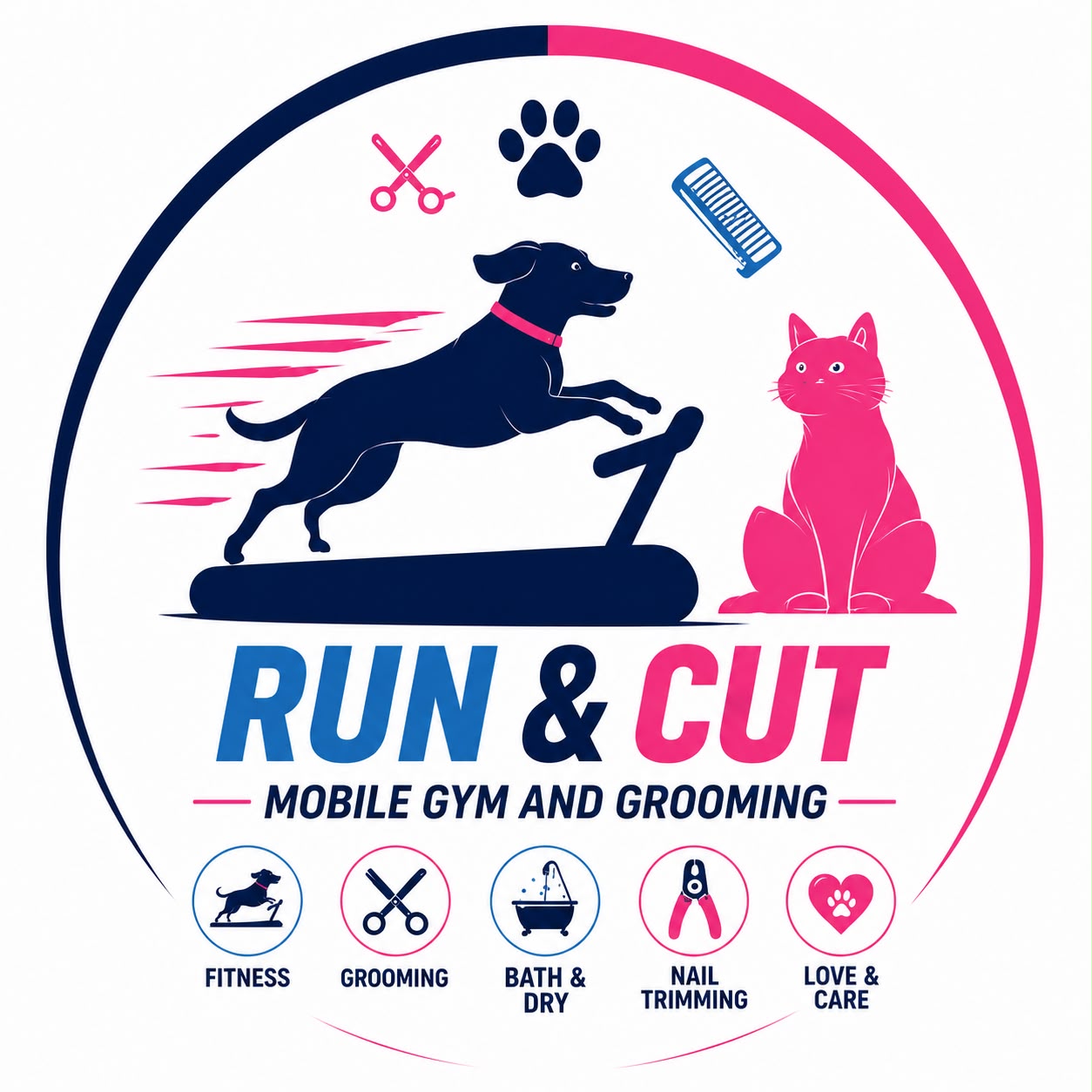 Run & Cut Mobile Grooming & Gym
